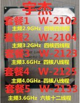 Intel Xeon W-2133 CPU W 2125 W 2123 2104 W 2102 W 2102 positive version