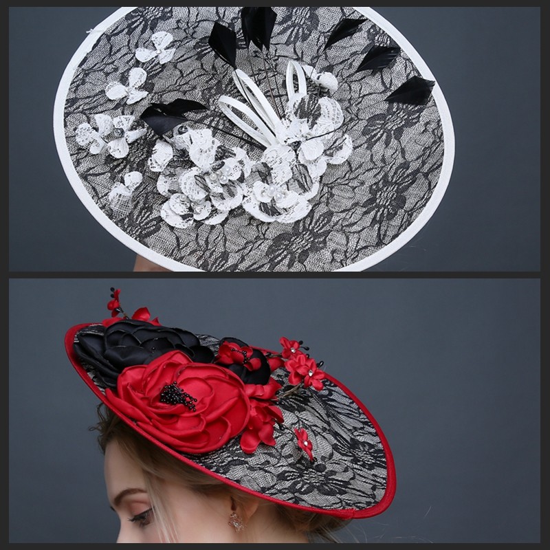 Retro Eurostyle Yingren Lady Hat Photo Photo Gallery Props To Write Real Gift Hat Palace Drama Beach Flowers Numb Yarn