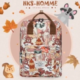 Мультяшный ранец, сумка через плечо, рюкзак, сумка для путешествий для школьников, водонепроницаемый ноутбук, подходит для студента, для средней школы