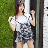 HKS－HOMME Рюкзак, простая сумка через плечо, мешочек, спортивная сумка подходит для пеших прогулок, на шнурках