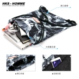 HKS－HOMME Рюкзак, простая сумка через плечо, мешочек, спортивная сумка подходит для пеших прогулок, на шнурках