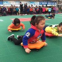 Thiết bị đào tạo cảm giác Giáo dục sớm mẫu giáo bốn bánh cân bằng xe tay ga cảm giác nhựa vuông xe tay ga lớn - Smart Scooter ván trượt thăng bằng