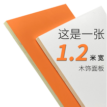 Solid wood veneer topcoat decorative wall panel moisture-proof flame retardant whole house custom bamboo wood fiber integrated wall panel