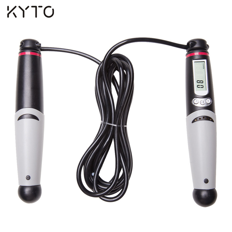 Condo KYTO Rubber Electronic Counting Timing Jump Rope Students for special bearing competitions Home Sport Fitness