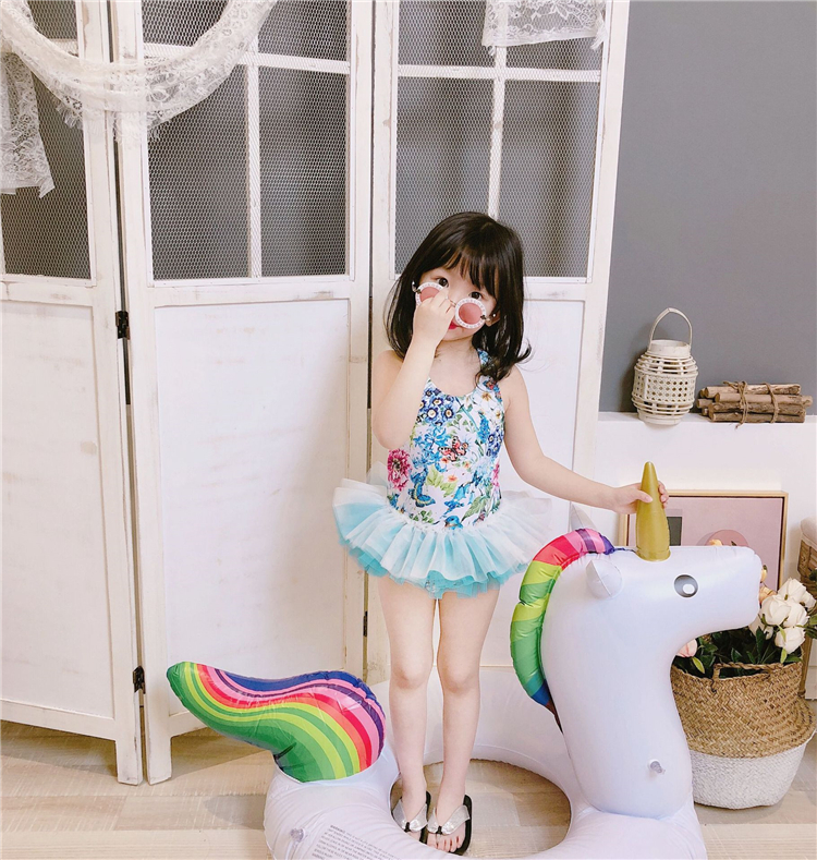 Đồ bơi cho trẻ em Nữ dễ thương cho trẻ sơ sinh 5 Váy công chúa 4 Đồ bơi cho bé 2-3 tuổi 6 Cô gái Hàn Quốc Đồ bơi - Bộ đồ bơi của Kid đồ nàng tiên cá cho be gái