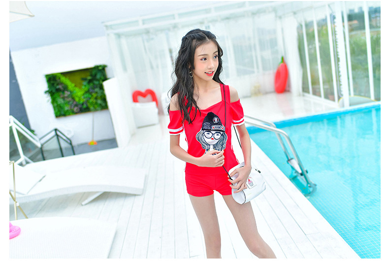 Đồ bơi trẻ em lớn cho bé gái Đồ bơi 12-15 tuổi Đồ bơi chia đôi Hàn Quốc cho bé gái trẻ em học sinh lớn đồ bơi trẻ em nam