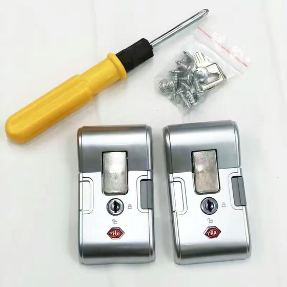 拉杆箱行李箱通用锁配件海关密码锁锁铝框箱扣锁旅行箱配件锁维修