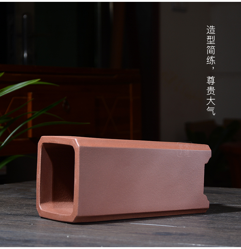 Greatness, purple orchid basin creative contracted breathable sifang Angle extinguishers orchid basin special purple sand flowerpot
