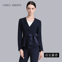 Autumn high-end professional suit womens suit suit suit sales department tooling beauty salon jewelry store overalls