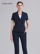 Fashion Fashion Womens Suit Professional Suit Womens Temperament Work Suit Womens Summer Interview Hotel Tooling West Suit
