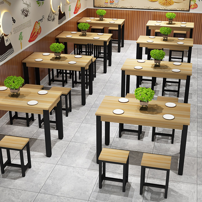 Modern minima Home table Dining Room Dining cafeteria Cafeteria Hotels Fast Food Restaurants Large Row Stalls Restaurant Dining Table And Chairs Combinations Customised