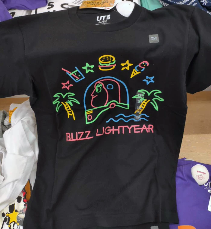 UNIQLOUniqlo ко-бренд Pixar Cars Toy Story Buzz Lightyear Woody короткая футболка