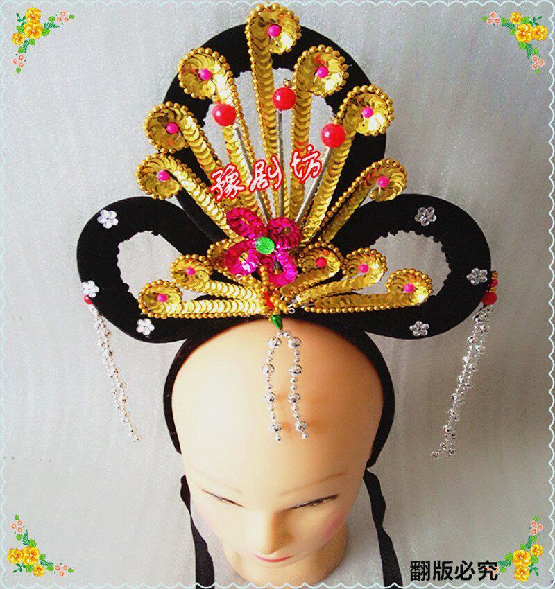 Classical dance headdress drama maid fairy hair accessories costume headdress and performance fake hair accessories children's headdress