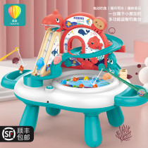 Children electric magnetic fishing toys children one to two years old male 1 Girl 3 years old 4 babies 2 beneficial intelligence early education