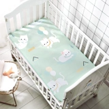 Детская дышащая кроватка для новорожденных, водонепроницаемый летний шелковый охлаждающий коврик, можно стирать