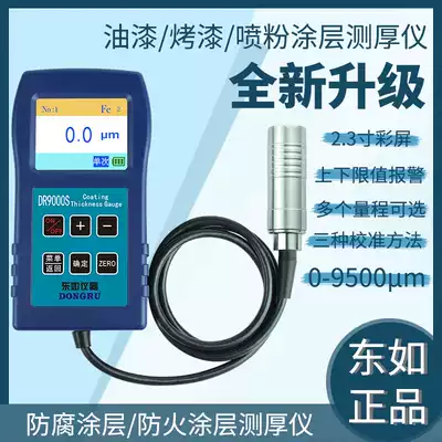East as DR6000 DR9000S large range coating thickness gauge anti-corrosion paint fire coating asphalt film thickness meter