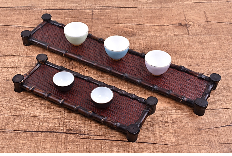 Small bamboo curtain bamboo has bamboo tea table tea tea set bamboo bamboo mat mat cup mat cup tea accessories