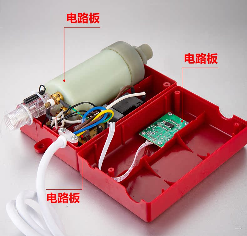 máy nước nóng trực tiếp có bơm Junquan ngay lập tức máy nước nóng bếp treo tường miễn phí lưu trữ nước nhà bếp kho báu nhiệt độ không đổi nhanh máy tắm nóng máy nóng lạnh ferroli