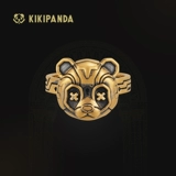 KIKIPANDA Ювелирное украшение, золотое механическое оригинальное кольцо