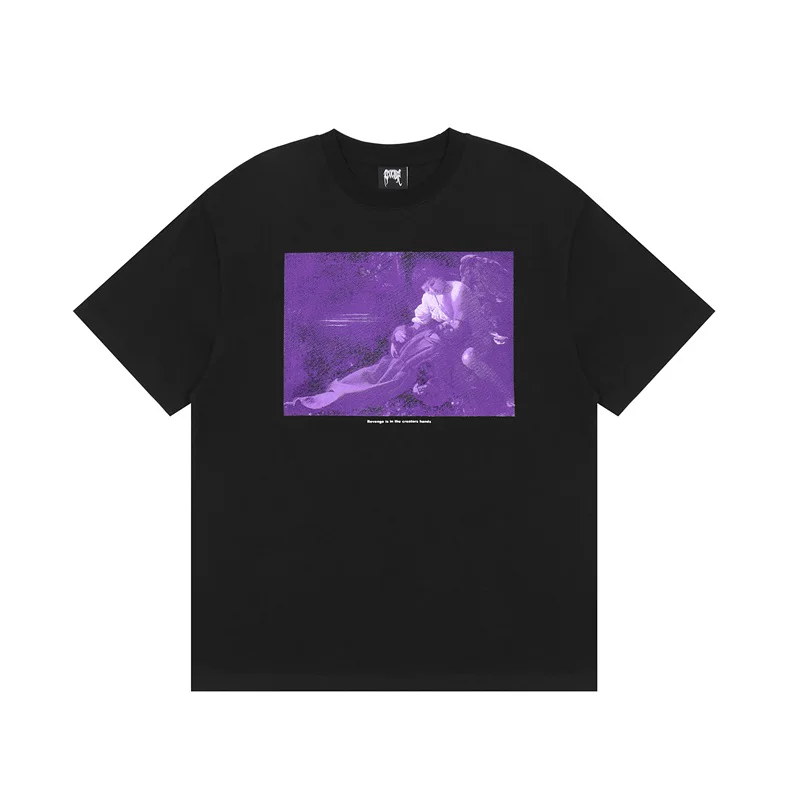 Футболка с коротким рукавом смеси Revenge St Francis Tee St. Francis joint high street tide бренд свободная футболка хлопковая