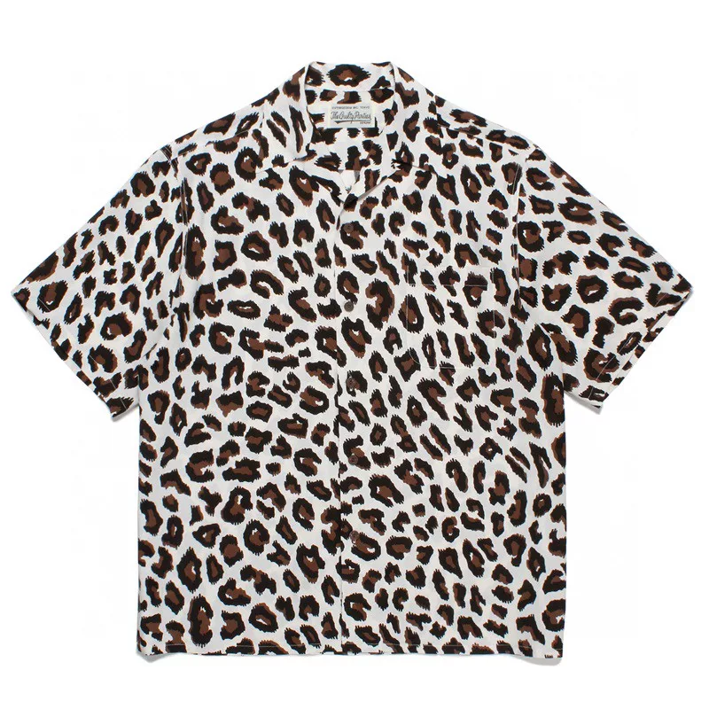 WACKO MARIA Nanga / Leopard Anorak jacket Leopard Line Shawai Short-sleeved Shirt