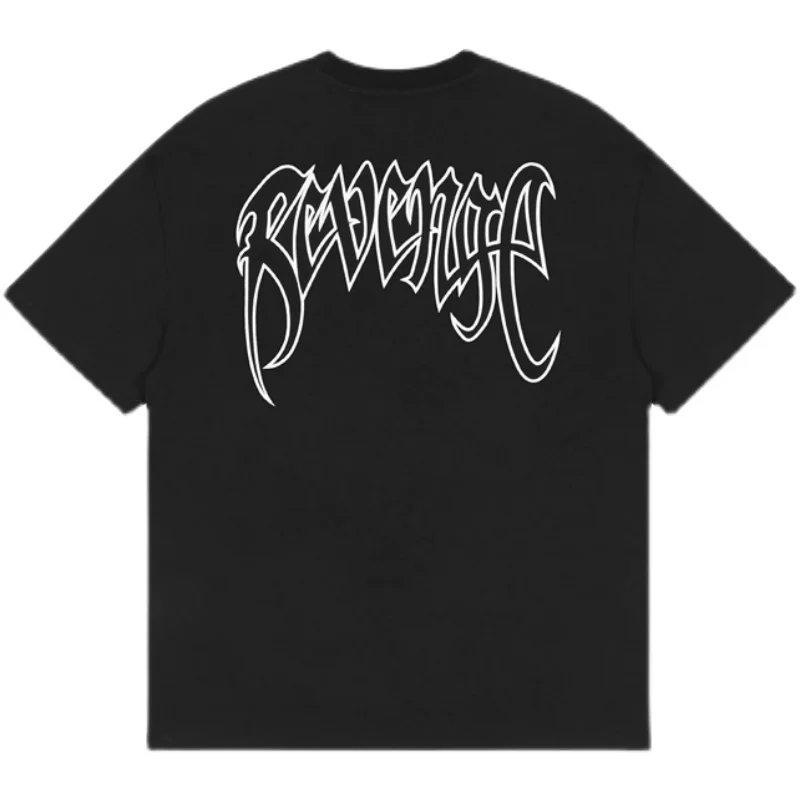 Футболка с коротким рукавом смеси Revenge St Francis Tee St. Francis joint high street tide бренд свободная футболка хлопковая