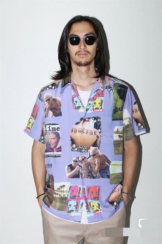 Wacko Maria 20Ss Collaboration with Sublime Band Aloha Hawaiian Short-Sleeved Shirt Wacko Maria 20Ss Collaboration with Sublime Band Aloha Hawaiian Short-Sleeved Shirt