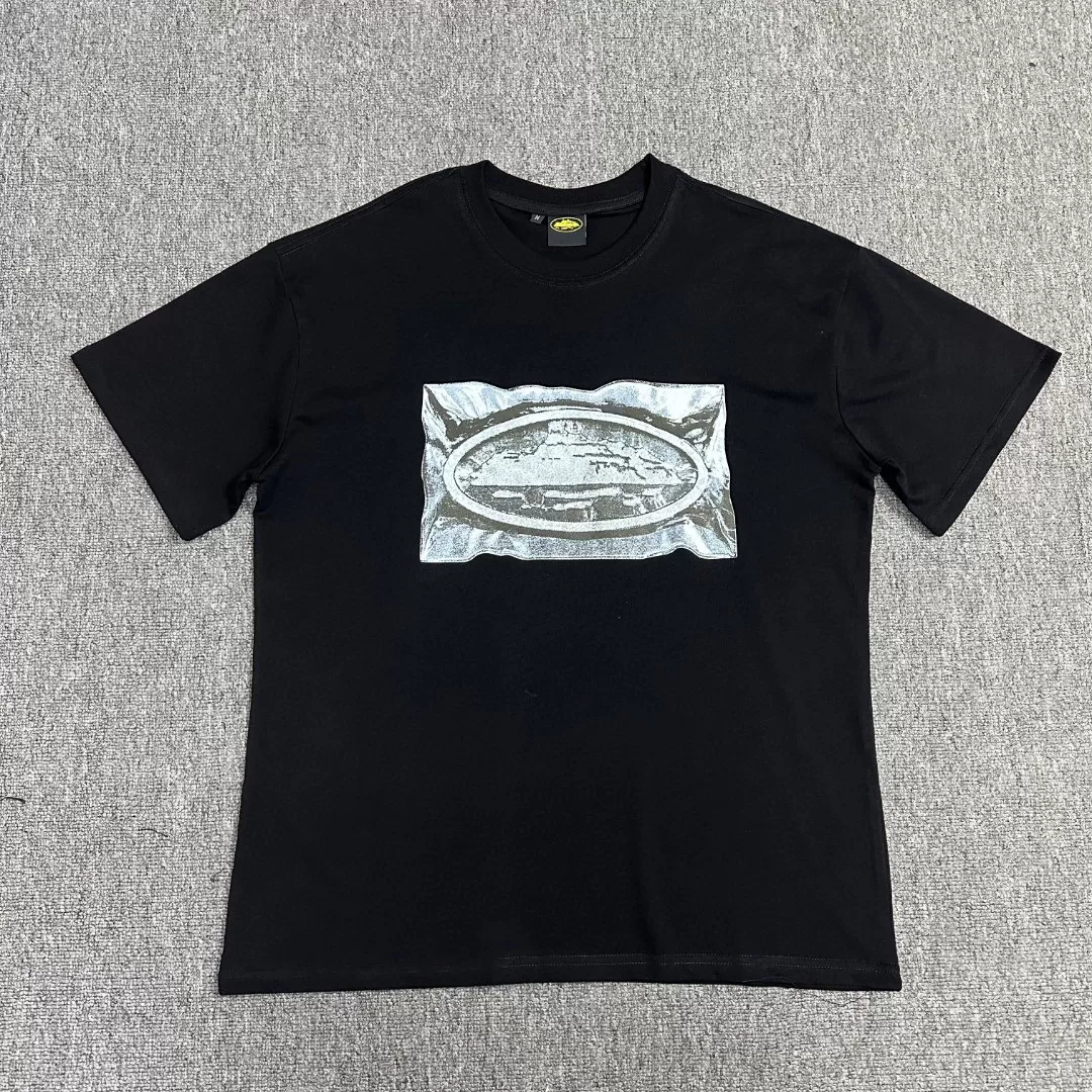 23ss новый Corteiz Devil Island Waste Poster Short Sleeve Drill Street Tide Sniper Order Men and Women T-shirts