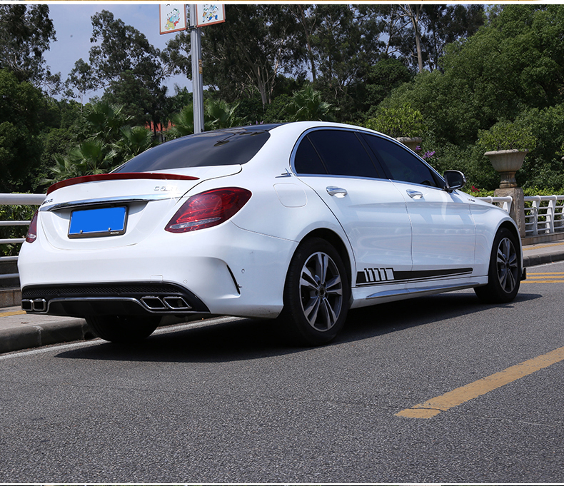 Mercedes-Benz mới cánh sau C-class C200L C180L C300 sửa đổi đuôi gió cố định cánh lướt gió đuôi sửa đổi đặc biệt - Sopida trên cánh lướt gió