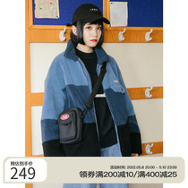 omont egg tarts family retro lamb wool suit jacket woman thickened short and small sub cotton clothes woman autumn and winter casual