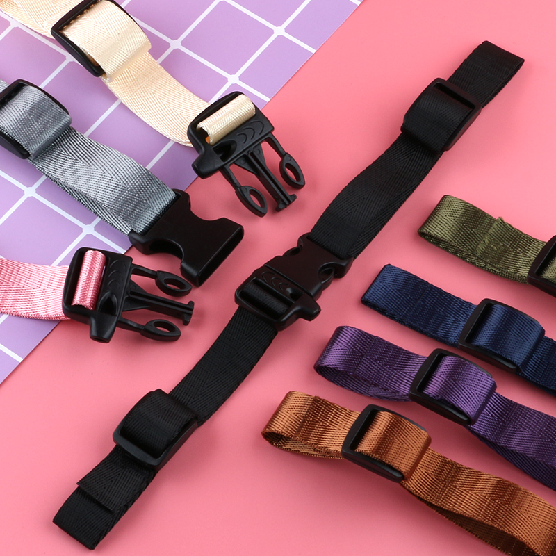 Student double shoulder bag anti-slip belt buckle Outdoor bicyclist Shoulder Bag Fixed insert buckle Sewn Adjustable Chest Strap Snap