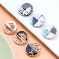 Metal big button suit suit button wild irregular button high-end coat top windbreaker coat button