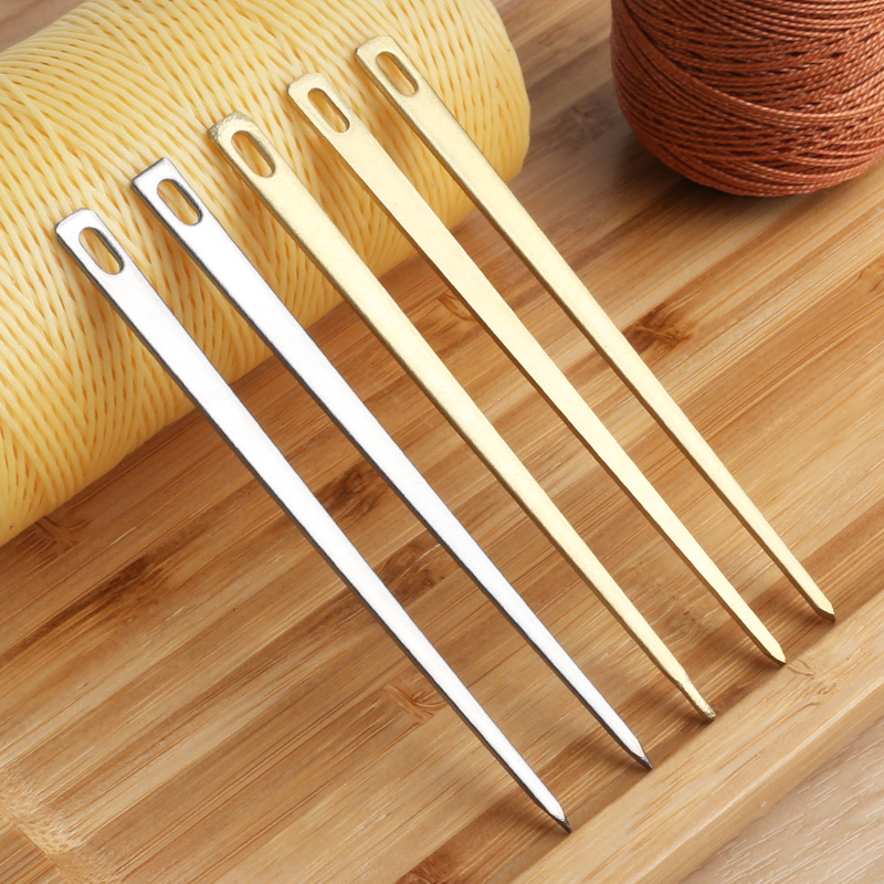 Wireless Packet Zongzi Needle Household Large Eyelets Large Brass Stainless Steel Wearing Needle Manual God Instrumental Needle End Afternoon Tool