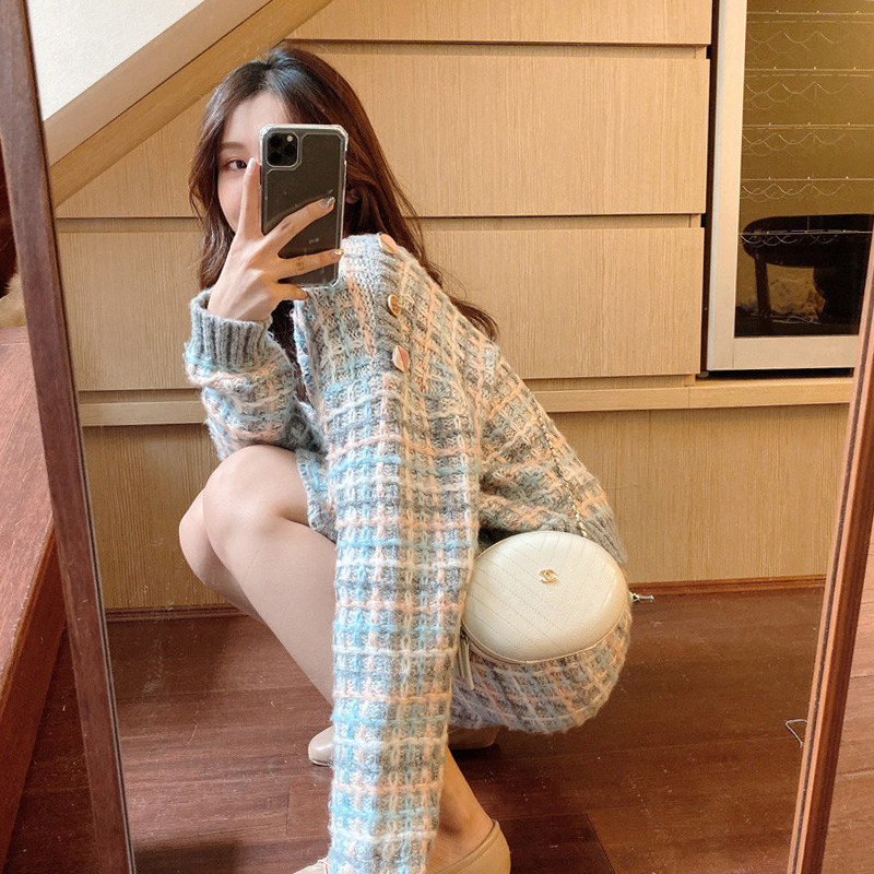 Sandro Moscoloni Early Spring Skirts 2023 New Refined Visual Visual Volume Knitted Two Pieces