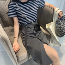  SANDRO MOSCOLONI suit two-piece Western style 2021 summer new socialite Xiaoxiang Feng thin hip skirt