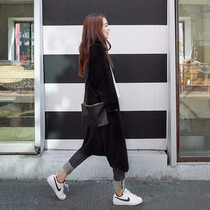 SANDRO MOCOLONI Cardiovert Jacket Woman Knit 2022 Fall new Korean version Loose With Slim medium length