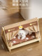 All-Season Solid Wood Dog House for Small Dogs, Bichon Frise, Secure Dog Bed, Tent House, Pet House, Removable and Washable, Cat House