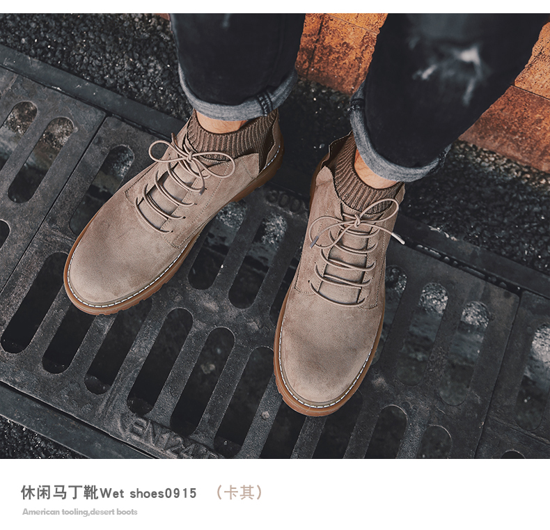 Giày nam cao cổ giày nam Giày tuyết Martin ủng nam mùa đông nam cộng với giày nhung cotton 2018 mới giầy thể thao nam