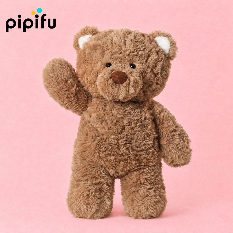 Pipifu Pipifu Bear Doll Plush Toy Sleeping Cuddle Comfort Teddy Bear Doll Gift for Girlfriend