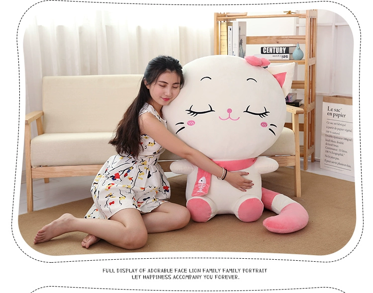 Búp bê đồ chơi mèo dễ thương mèo búp bê cô gái búp bê gối ngủ sinh nhật quà tặng bạn gái trẻ em - Đồ chơi mềm gấu teddy 1m6