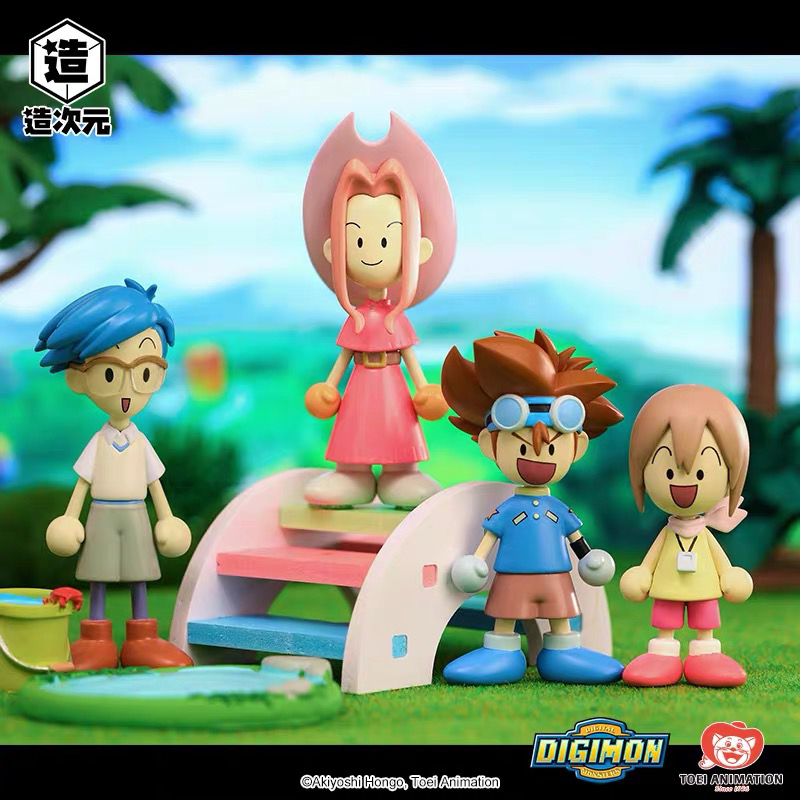 Digimon Dimensional Trendy Blind Box Official Collaboration Taichi Puppet Beast Doll Pendant Clown King Keychain