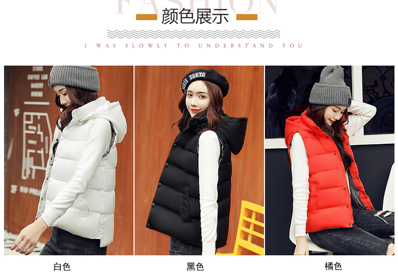 Mùa thu đông 2018 mới xuống áo cotton nữ phiên bản Hàn Quốc của áo vest tự trồng ngắn ngắn vest màu đôi hoang dã shop quần áo nữ