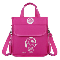 Primary School students cram bag Middle School handbag canvas book bag men and women children make up class bag shoulder schoolbag shoulder bag