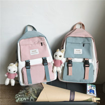 2020 new primary and middle school girls girls school bags three 45 sixth-grade large capacity light and minus double shoulder backpacks