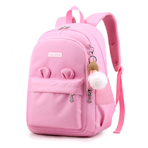 School bag for girls 6-12-year-old girl girl cute backpack Korean version children light waterproof and minus double shoulder bag