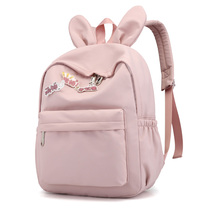 Korean version of childrens cute light backpack primary and secondary school students tuition bag Girls big children make up lessons travel backpack tide