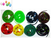  Length 120 cm Black simulation rubber plastic fake snake soft rubber cobra animal model children tricky toy