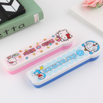 OXO Mackenzie boon baby spoon Baby cutlery Childrens out-of-home temperature-sensitive spoon portable storage storage box