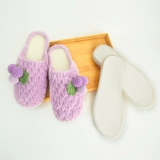 Плетеные тапочки, нескользящая износостойкая подошва, сандалии, связать своими руками