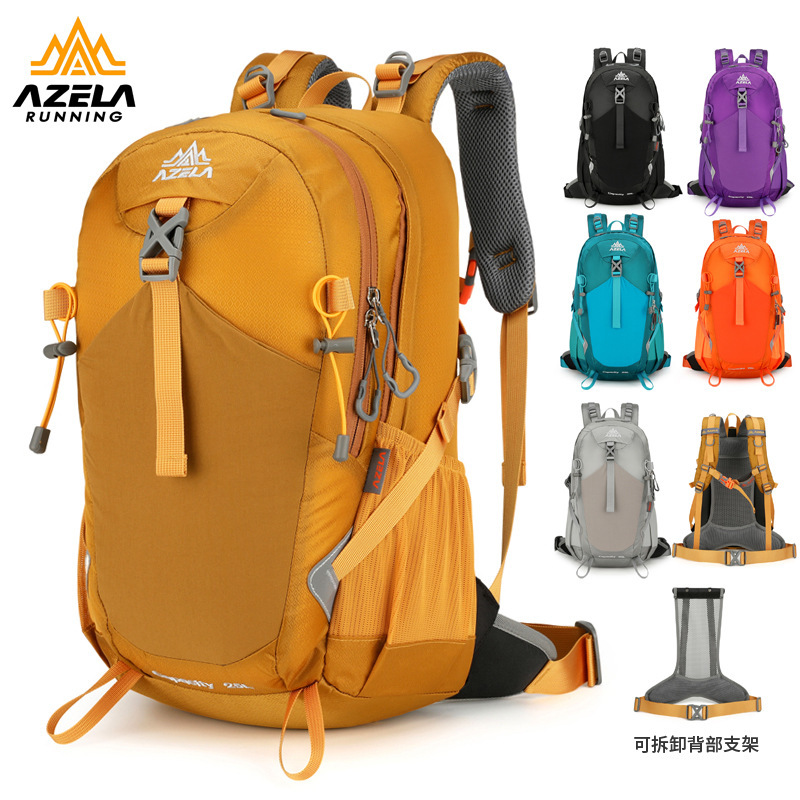 Azerla Lightweight Casual Outdoor Backpack, Mountaineering Hiking Bag, Cross-Country Cycling Backpack, Water-Repellent and Scratch-Resistant